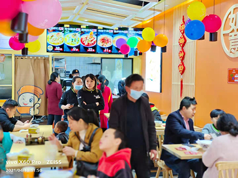 熱烈祝賀江西南昌如意餛飩進賢勝利中路店盛大開業啦！